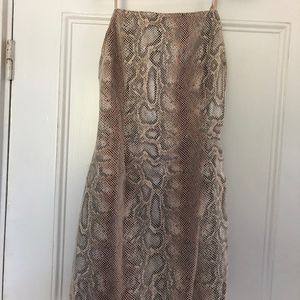UO Textured Snake Print Mini Dress